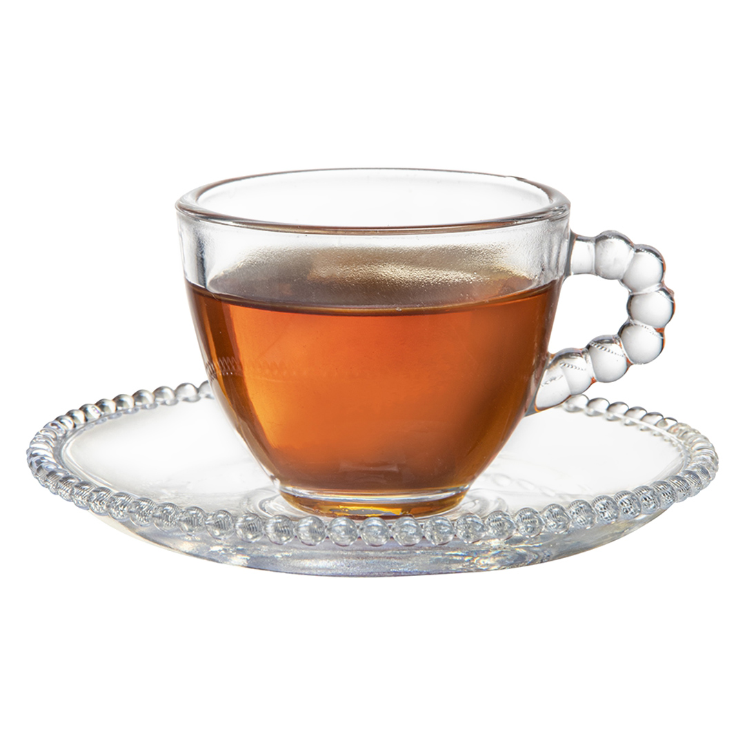 Fotografia para o produto Jogo de 8 peças para chá em cristal 200ml