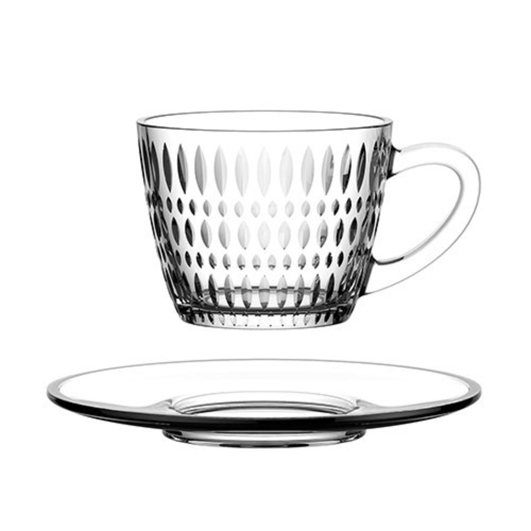 Imagem ilustrativa para Jogo de 8 peças para chá em cristal ecológico 180ml