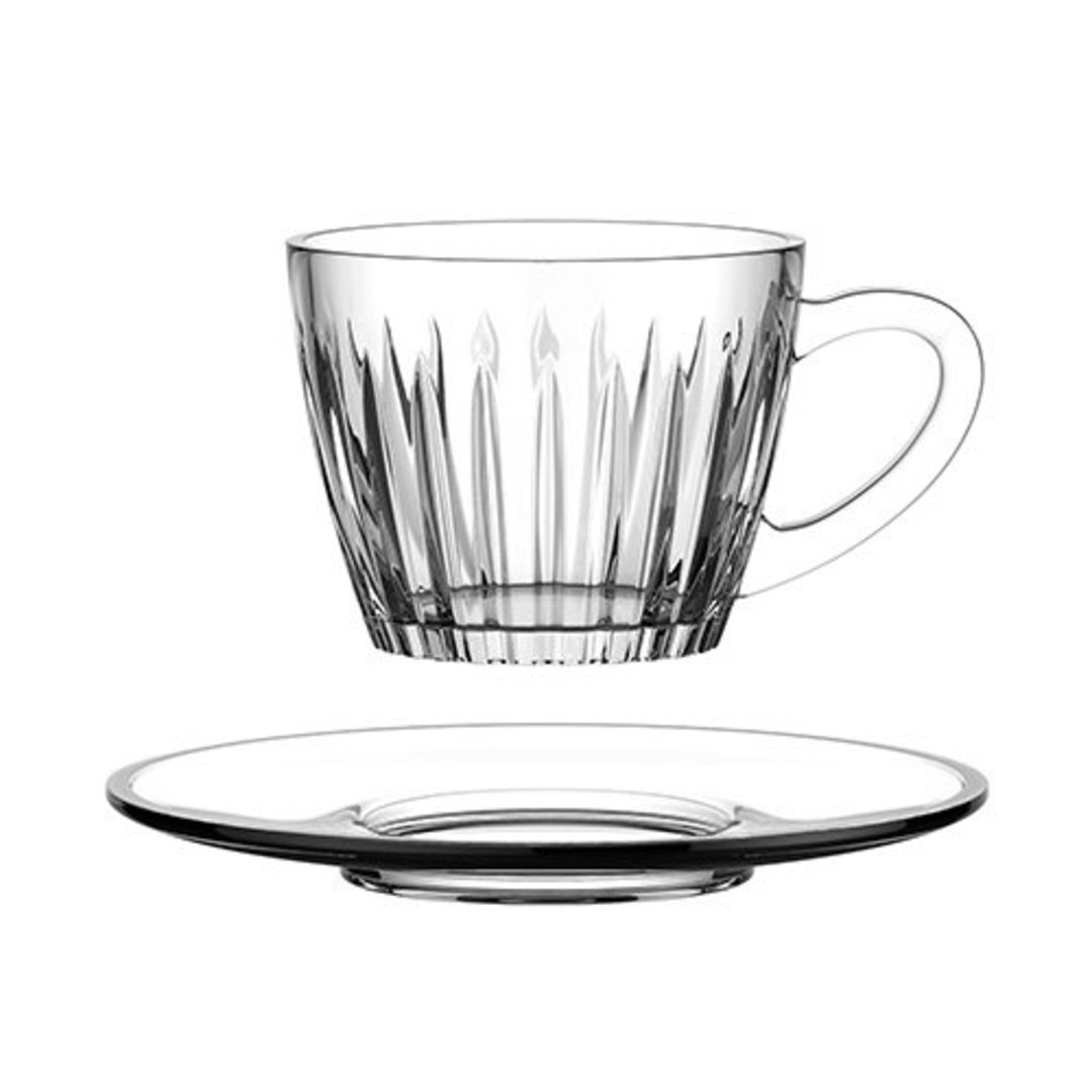 Fotografia para o produto Jogo de 8 peças para chá em cristal ecológico 180ml