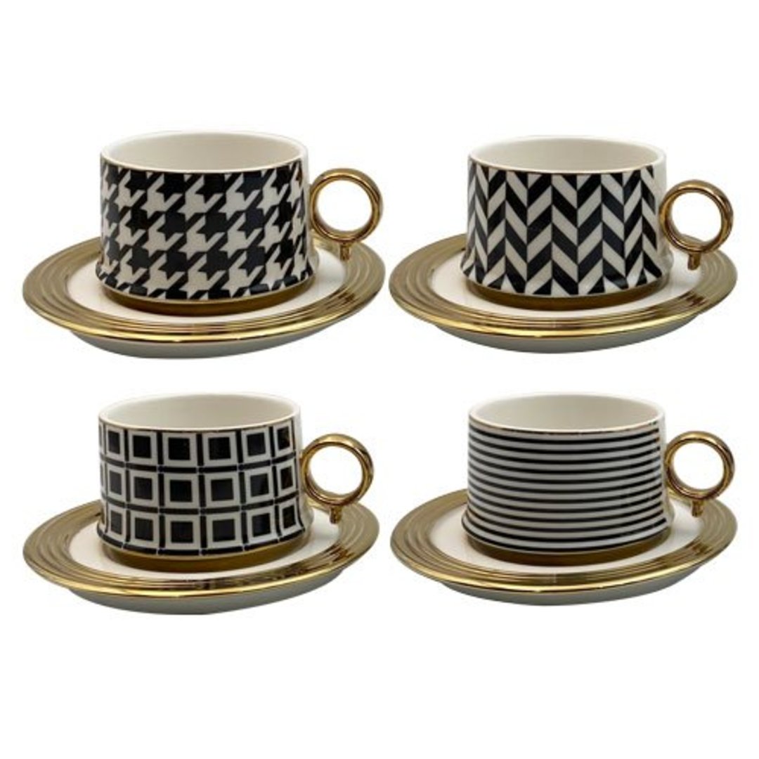 Imagem ilustrativa para Jogo de 8 peças para chá em new bone china 200ml