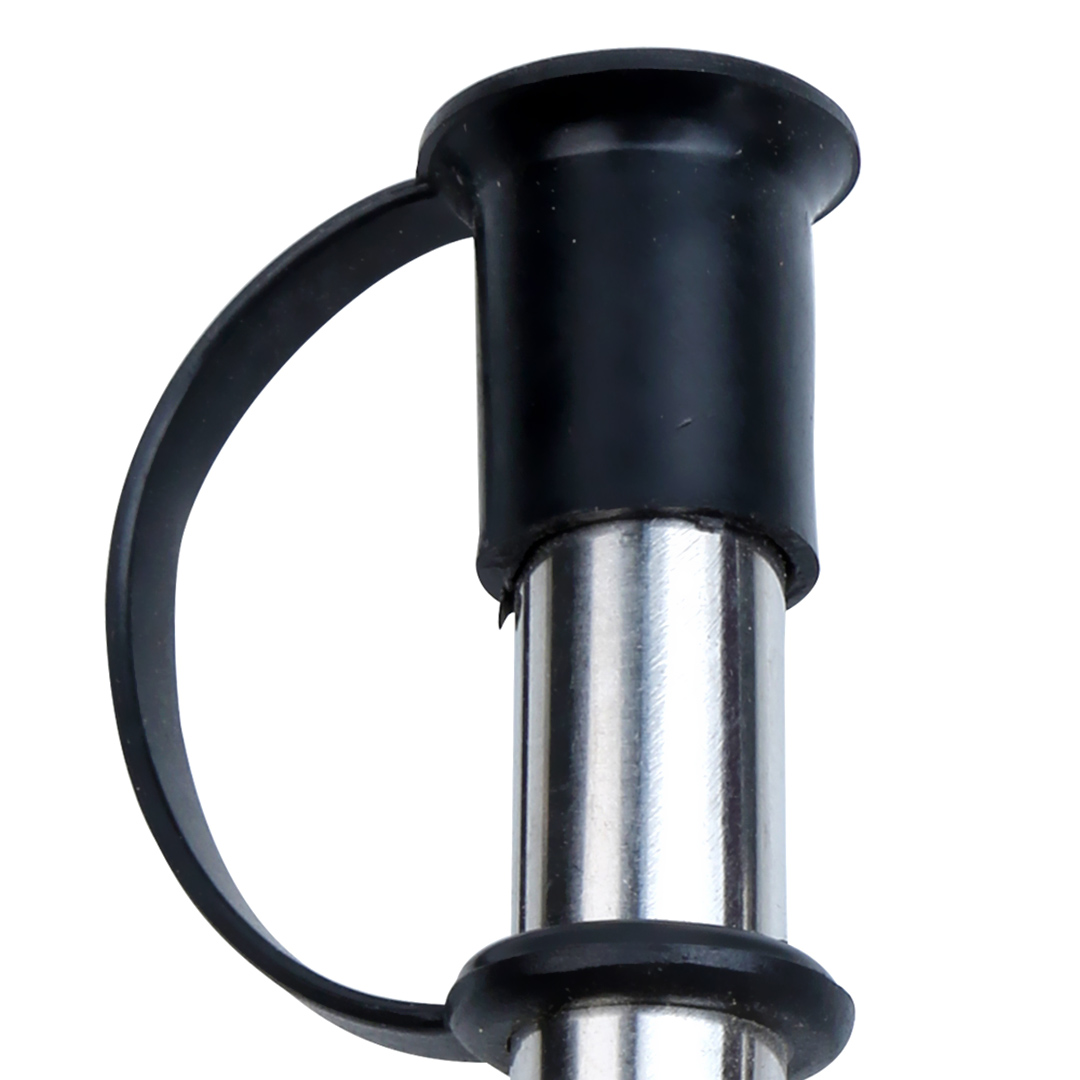 Fotografia para o produto Jogo de bico dosador para azeite com 2 peças em aço inox e cortiça 02,6xA9,6cm