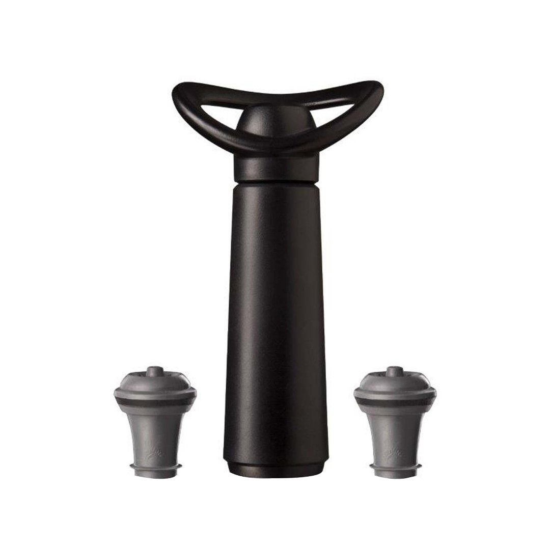 Imagem ilustrativa para Jogo de bomba a vácuo em ABS com duas tampas preta