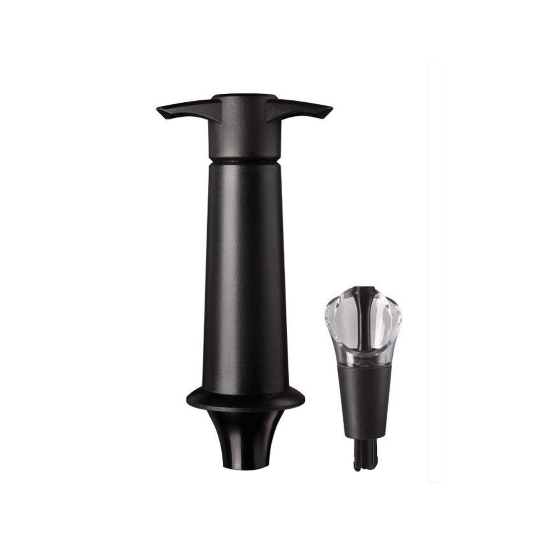 Imagem ilustrativa para Jogo de bomba a vácuo em aço inox e ABS com uma tampa preta