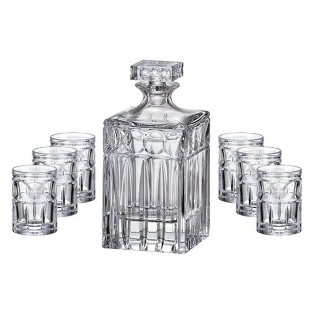 Imagem ilustrativa para Jogo para licor Paul 7 peças em cristal (500ml+6x45ml)