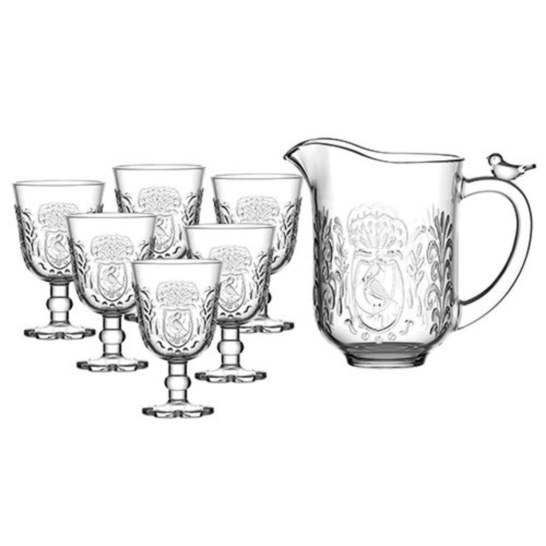 Imagem ilustrativa para Jogo para refresco 7 peças em cristal (6x280ml 1x1,7L)