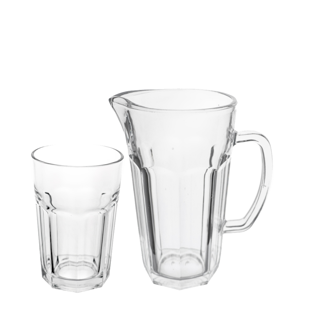 Fotografia para o produto Jogo para refresco 7 peças em vidro (1,2L+6x300ml)