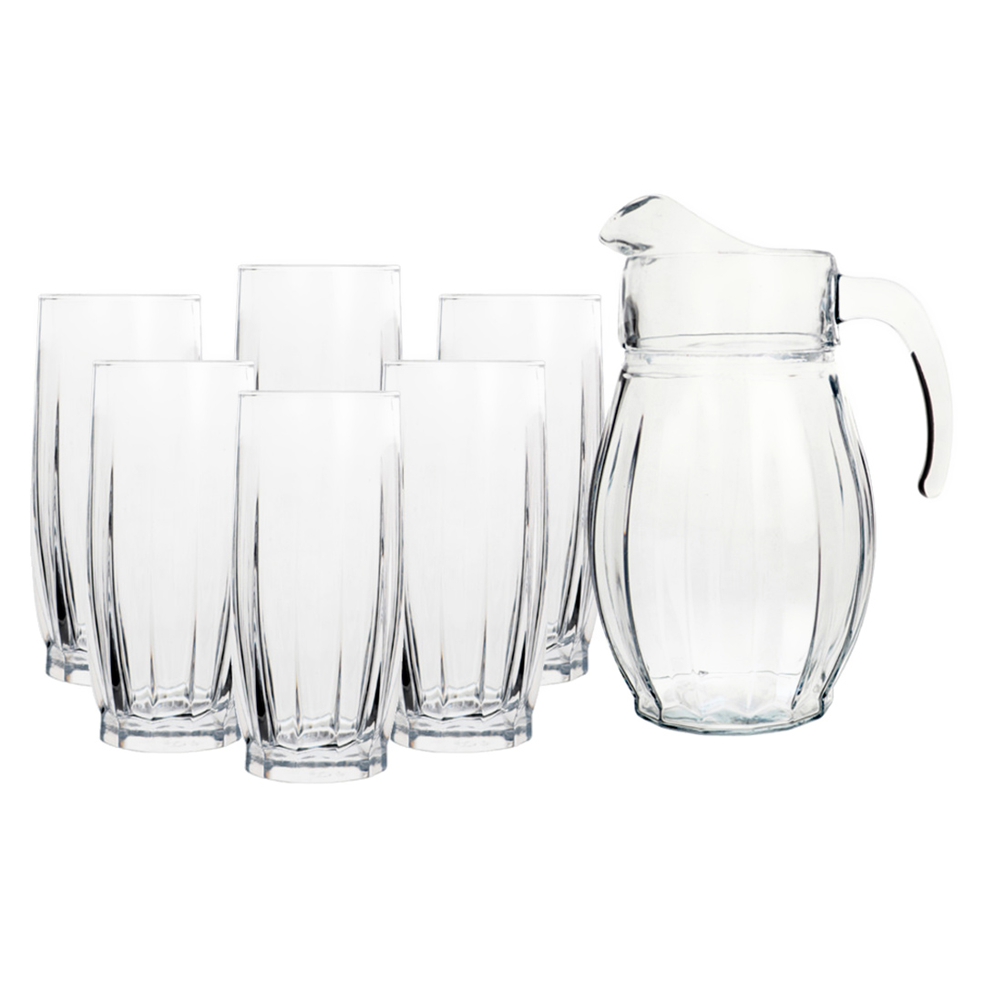 Fotografia para o produto Jogo para refresco 7 peças em vidro (2L+6x320ml)