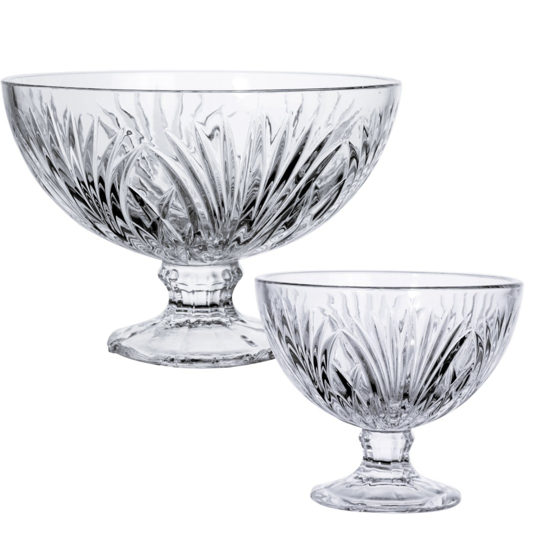 Imagem ilustrativa para Jogo para sobremesa 7 peças em vidro 1,9L - 225ml (D22,3xA15,5+6xD10,5xA8,8cm)