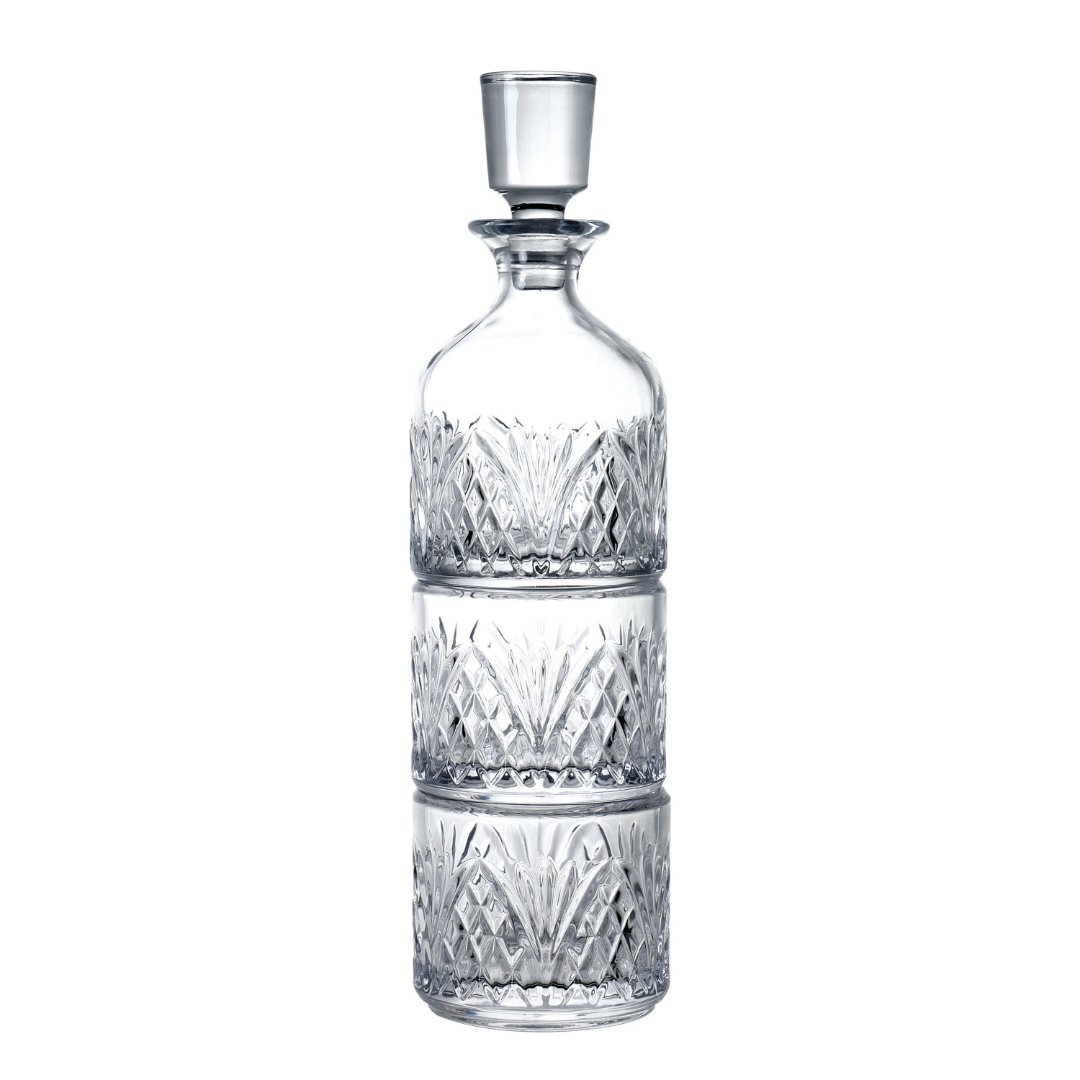 Fotografia para o produto Jogo para Whisky 3 pecas em vidro empilhavel 280ml
