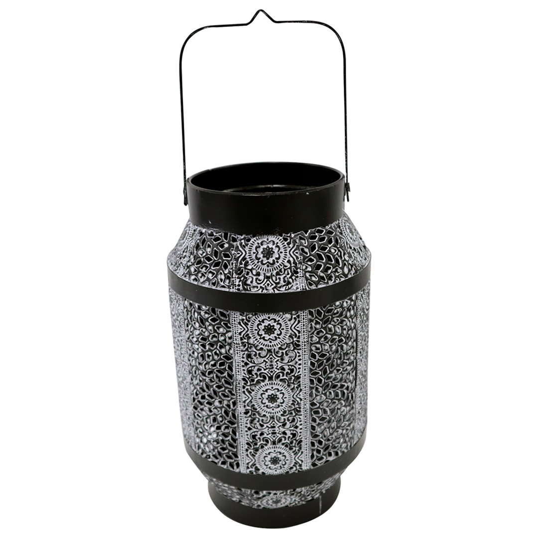 Imagem ilustrativa para Lanterna decorativa em ferro 15xA25,5cm cor prata