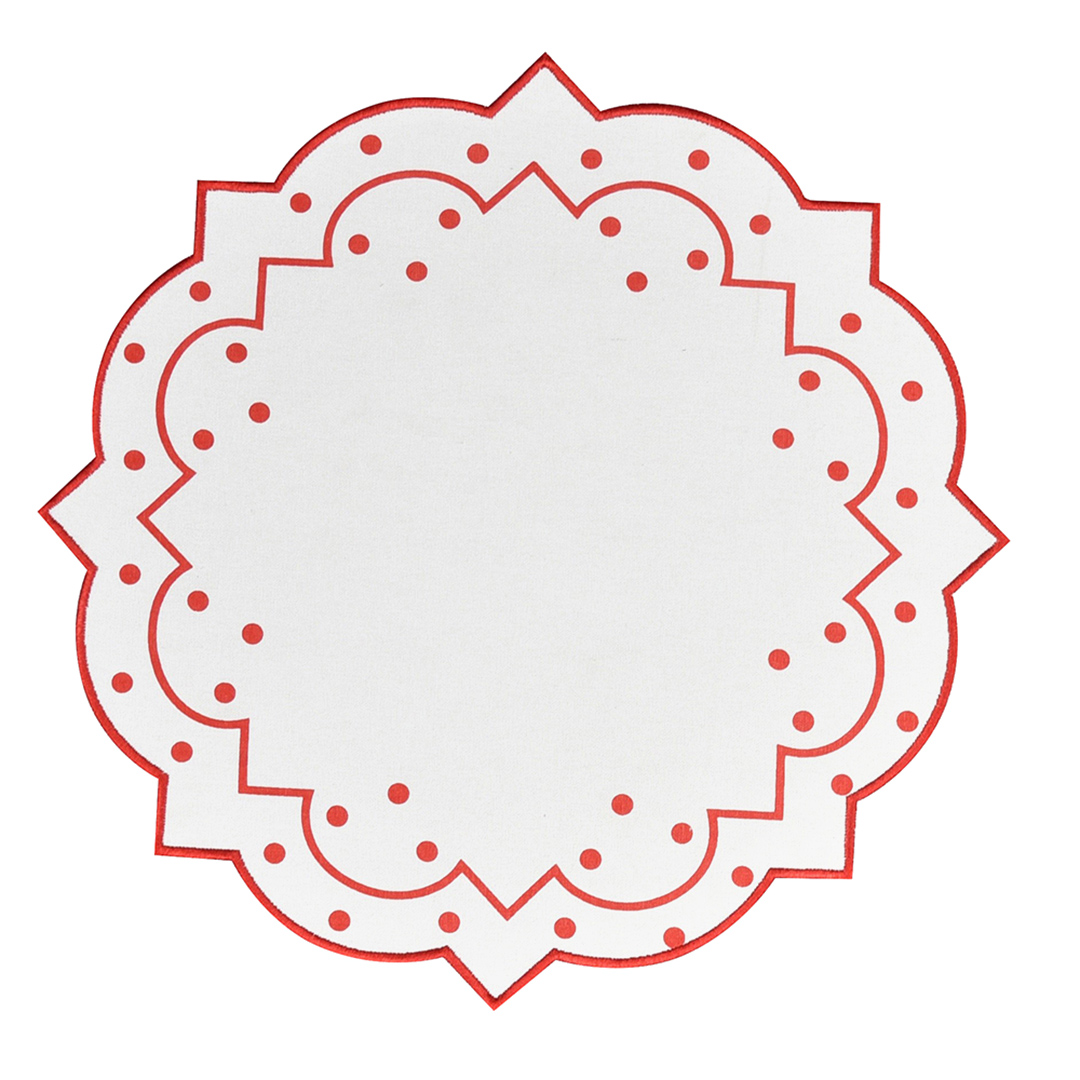 Imagem ilustrativa para Lugar americano em tecido 39cm cor branca