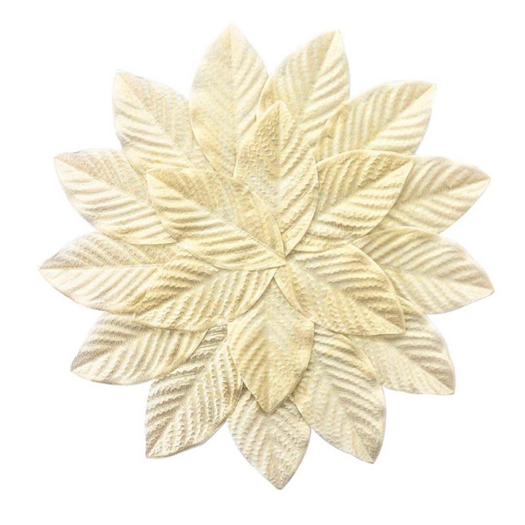 Imagem ilustrativa para Lugar americano Flor em tecido 40cm cor marfim