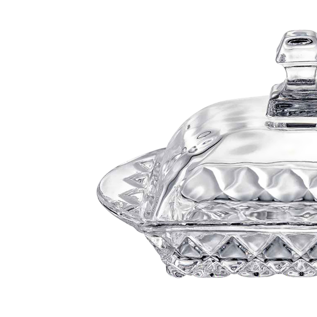 Fotografia para o produto Manteigueira com tampa em cristal L17xP10xA9cm