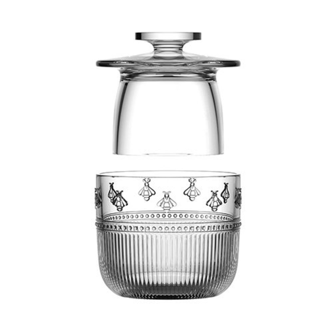 Fotografia para o produto Manteigueira francesa em cristal ecológico D9,2xA9,9cm