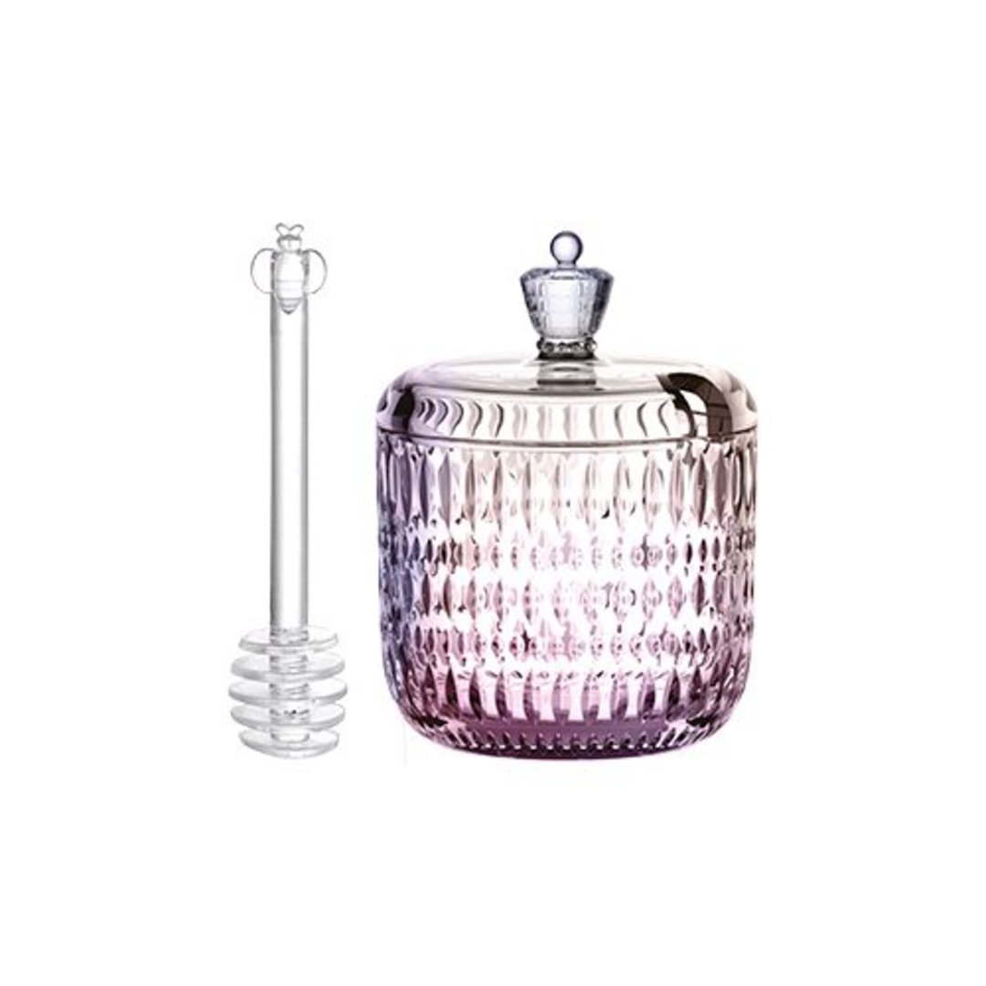 Imagem ilustrativa para Meleira em cristal 360ml D9,2xA12,3cm furta-cor