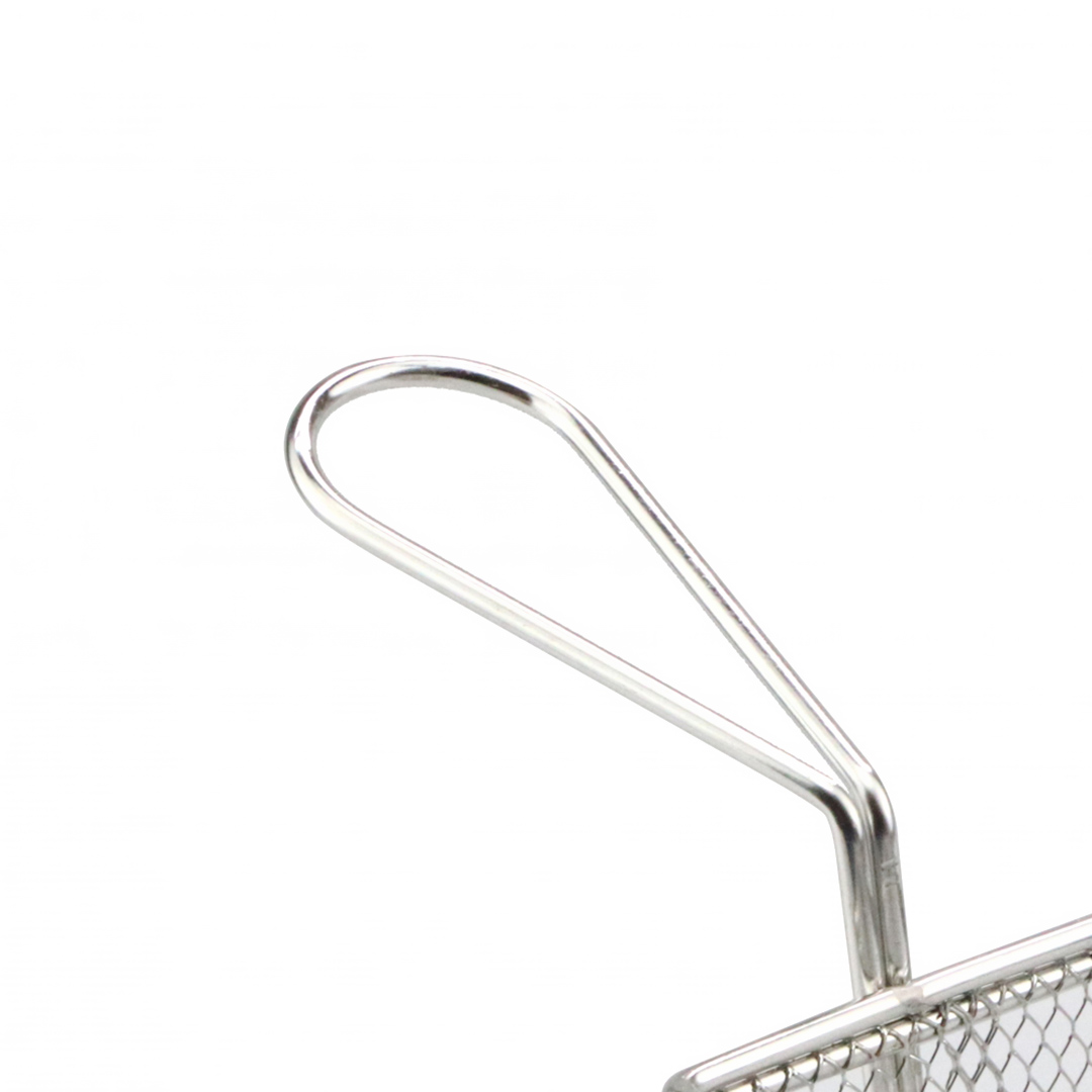 Fotografia para o produto Mini cesta retangular para alimentos em aço inox L10xP8xA7,5cm