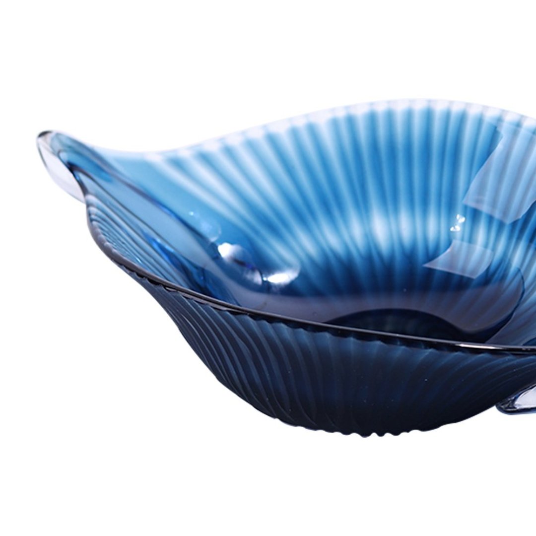 Fotografia para o produto Murano centro de mesa em vidro L37,5xP19,5xA9cm cor azul escuro