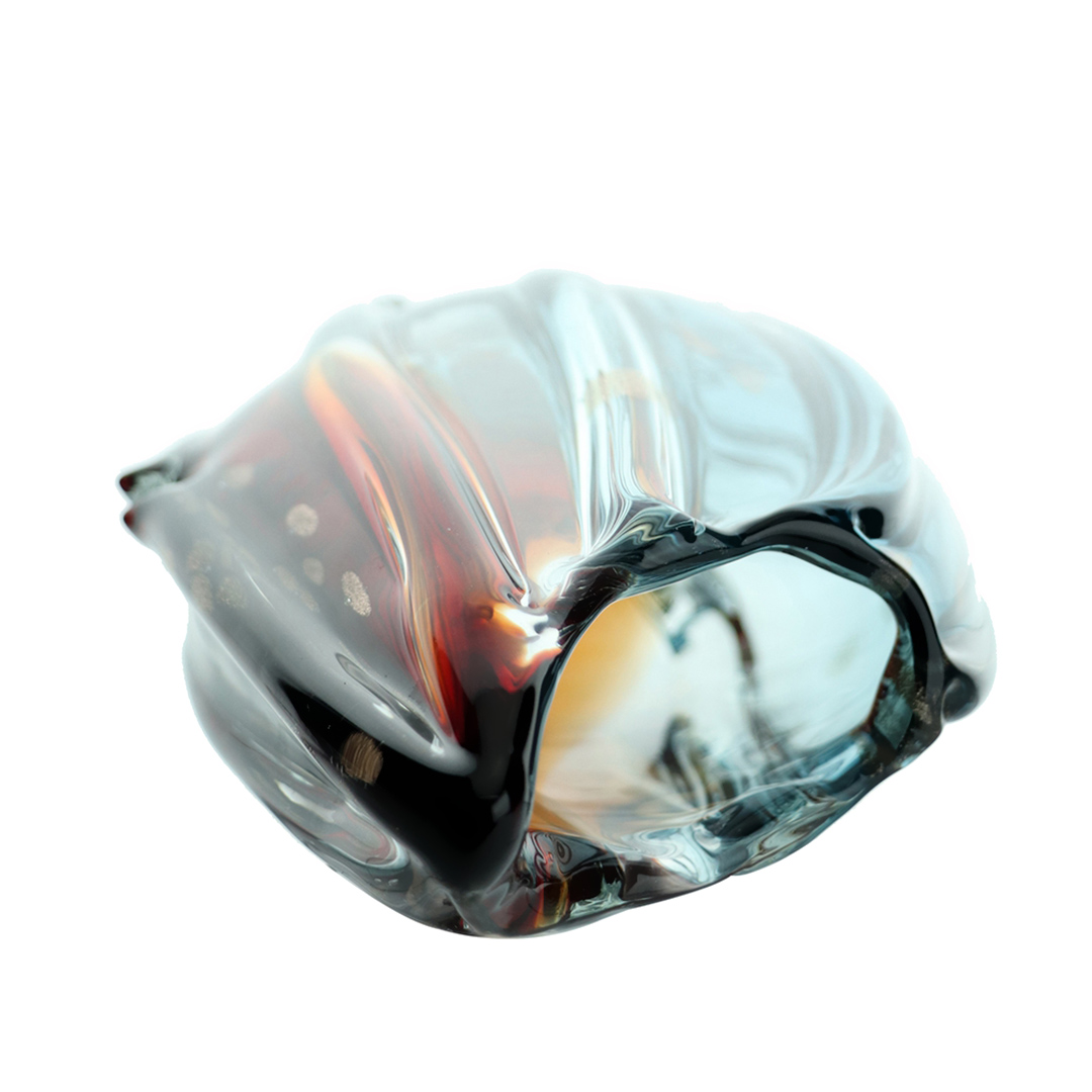 Fotografia para o produto Murano em vidro L18xP10,3xA30cm cor vermelho e azul