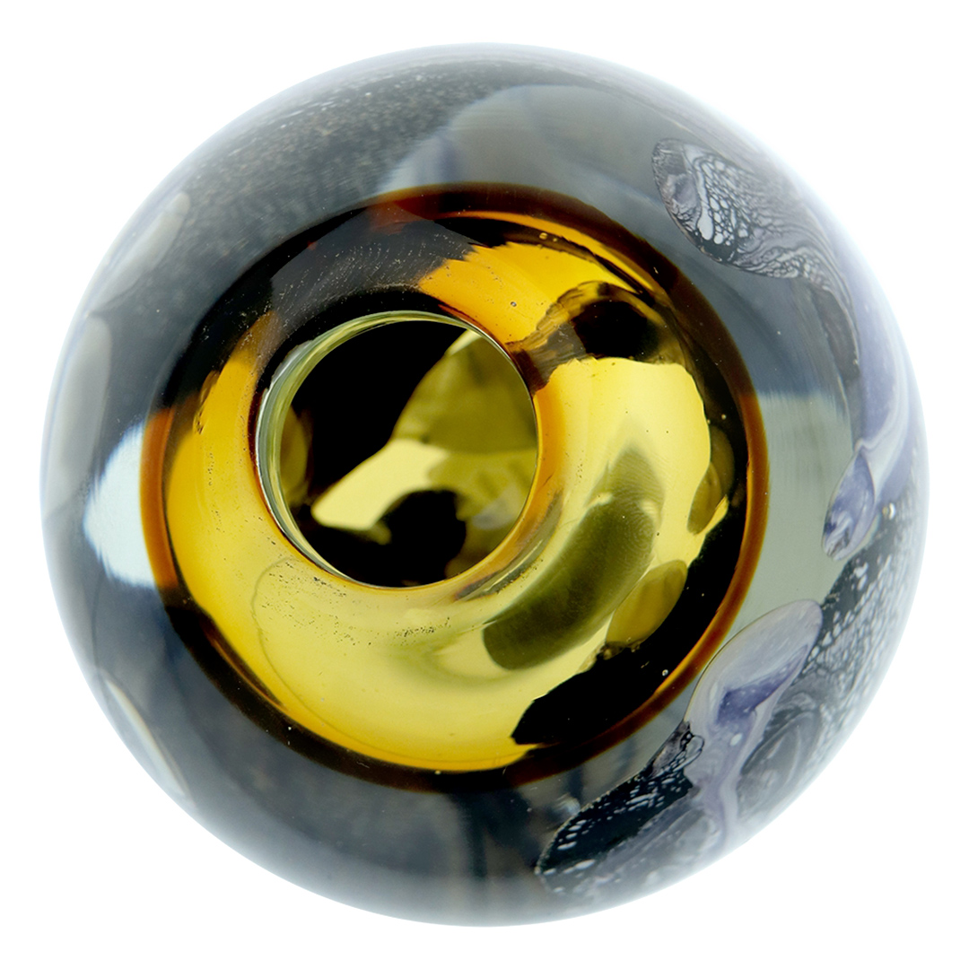 Fotografia para o produto Murano Espiral em vidro 011xA10,5cm cor âmbar