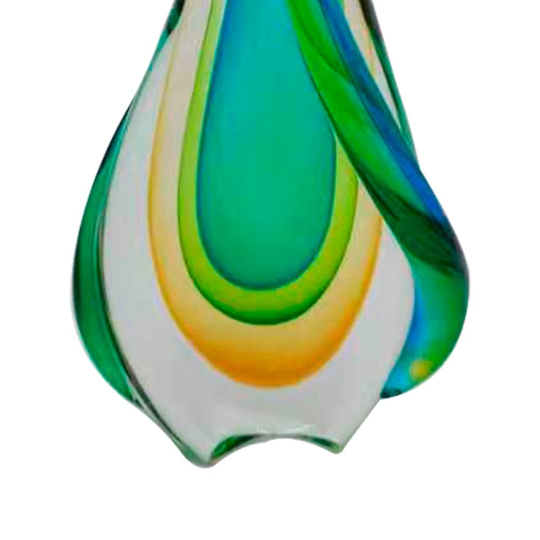 Fotografia para o produto Murano gota colorido em vidro L11,9xP5,7xA24,5cm