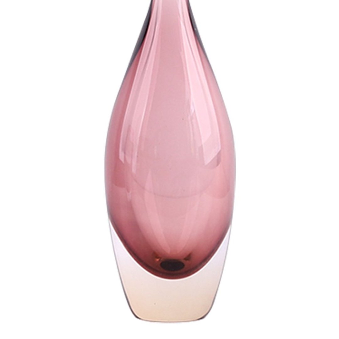 Fotografia para o produto Murano gota em vidro L10xP10xA41cm cor rose
