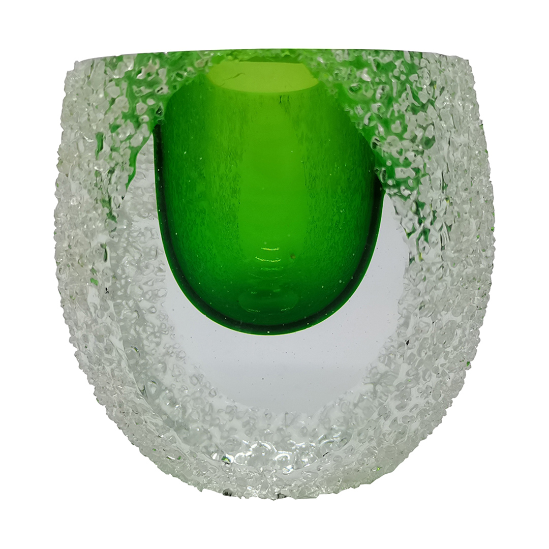 Fotografia para o produto Murano mini vaso em vidro 08xA8cm Fotografia para o produto Murano mini vaso em vidro 08xA8cm