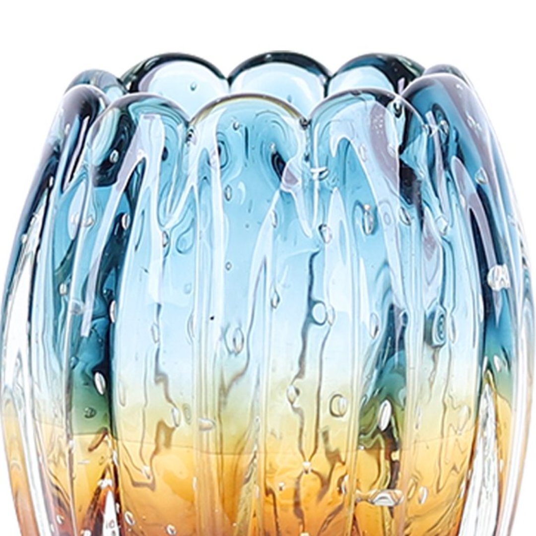 Fotografia para o produto Murano vaso colorido em vidro 015,5xA20cm