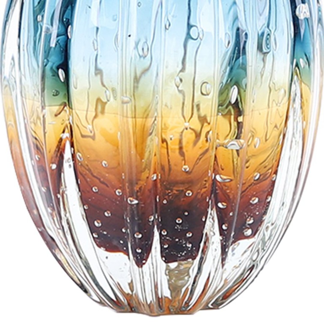 Fotografia para o produto Murano vaso colorido em vidro 015,5xA20cm