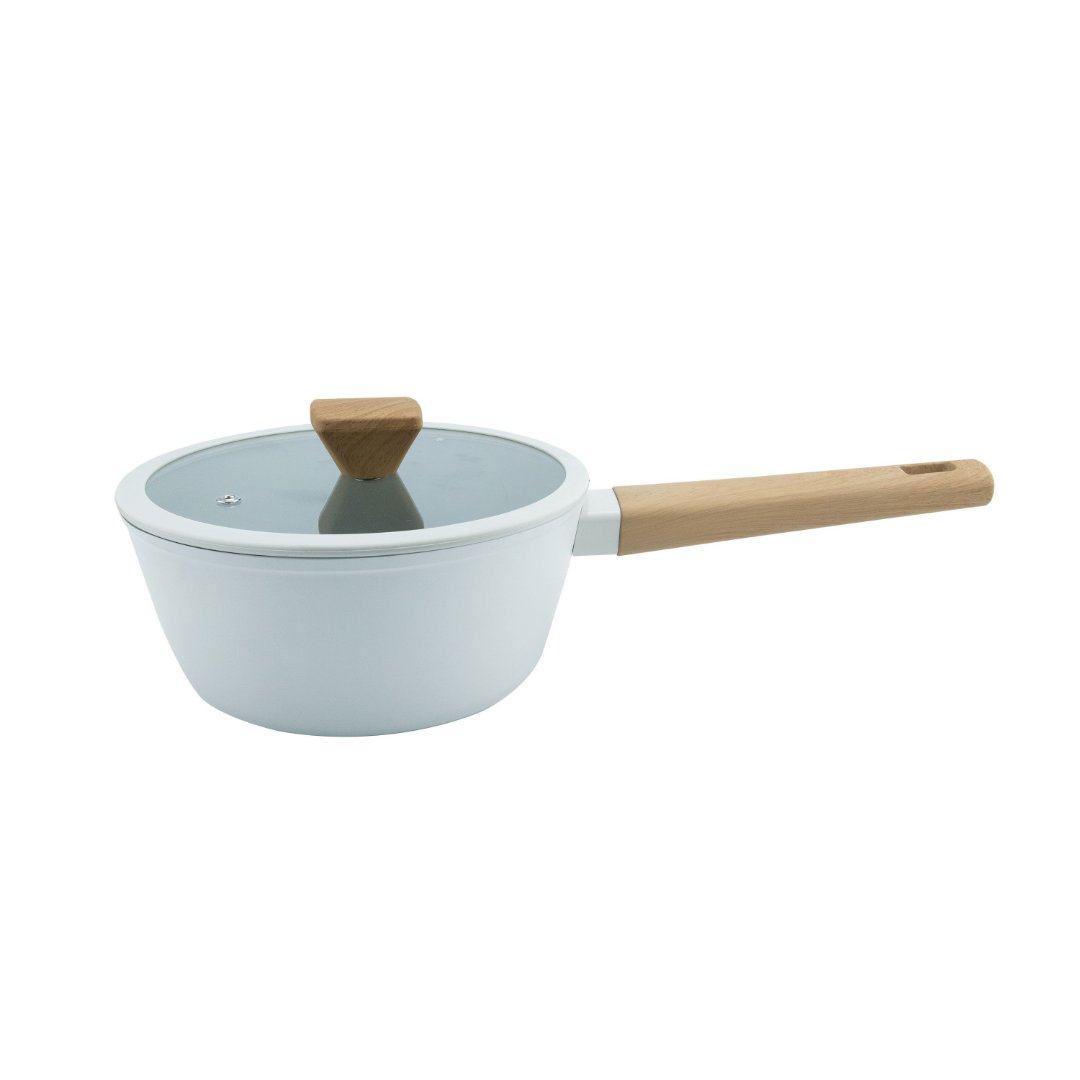 Imagem ilustrativa para Panela antiaderente em aluminio rev cerâmico com tampa de vidro 1,7L D18cm cinza