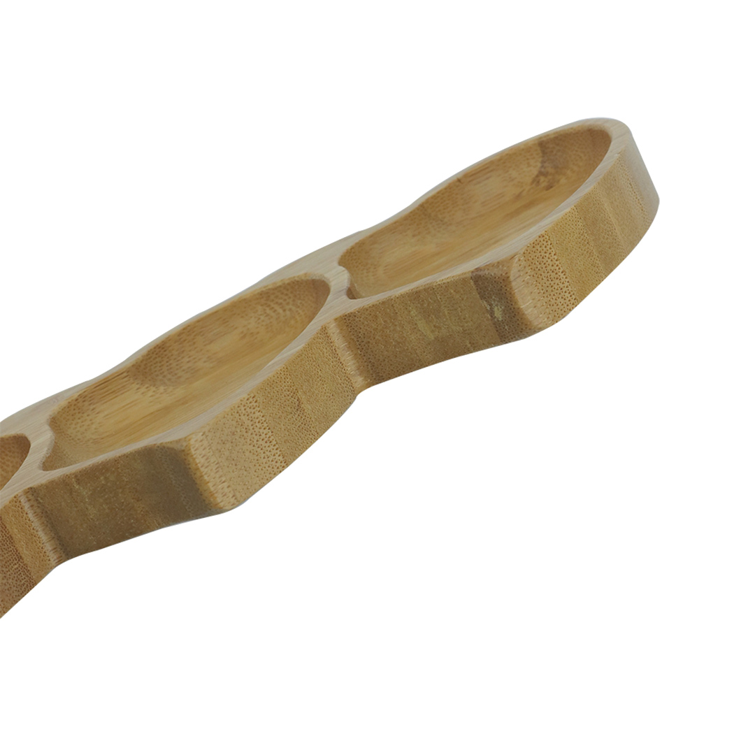 Fotografia para o produto Petisqueira coração em bambu L25.5xP10xA1.7cm