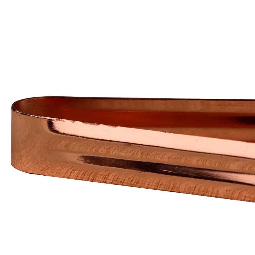 Fotografia para o produto Pinça Open Bar para gelo em aco inox A14,5cm cor cobre