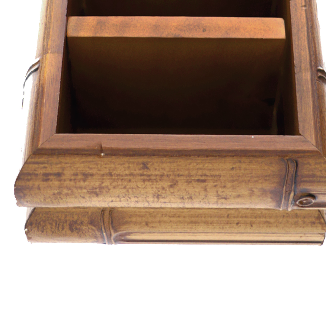 Fotografia para o produto Porta controle remoto de madeira L19XP12.5xA10cm