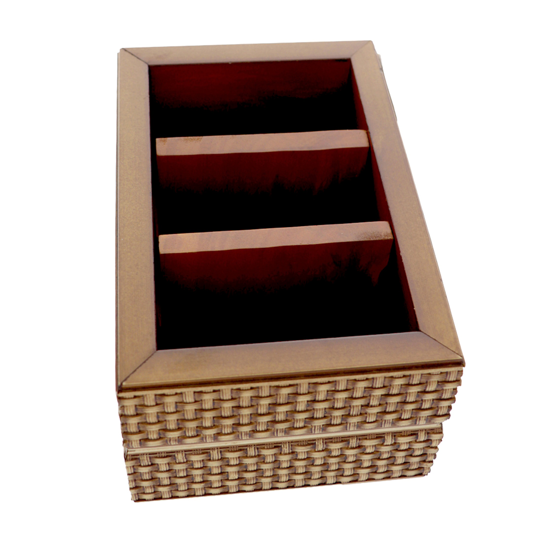 Fotografia para o produto Porta controle remoto de madeira L19xP12.5xA10cm