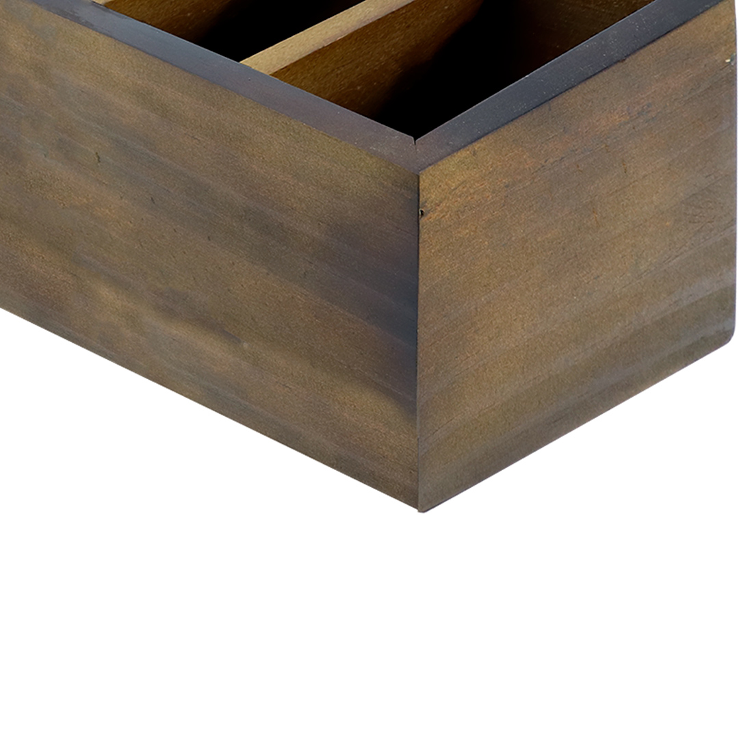 Fotografia para o produto Porta controle remoto de madeira L19xP12,5xA10cm