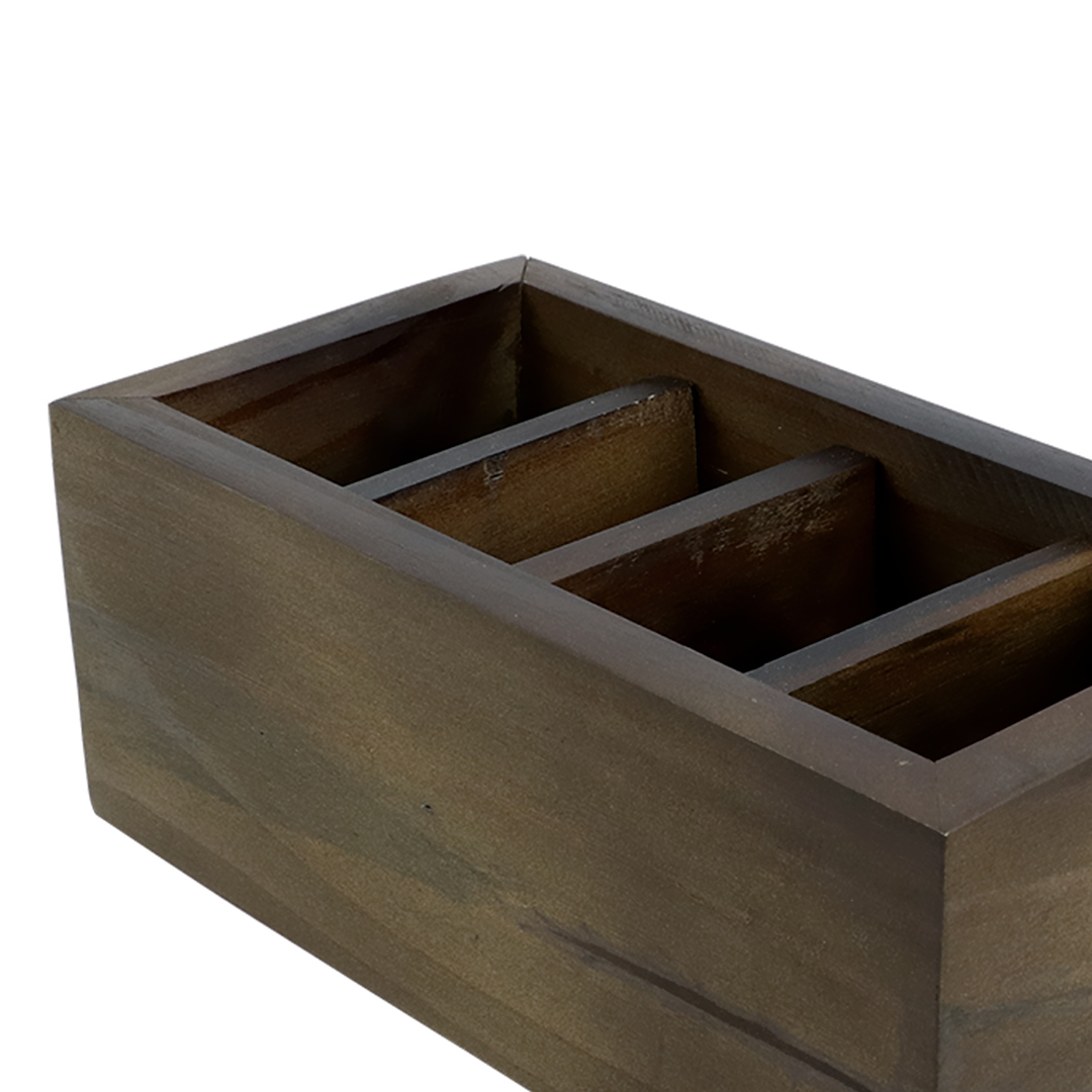 Fotografia para o produto Porta controle remoto de madeira L24,5xP12,5xA10cm