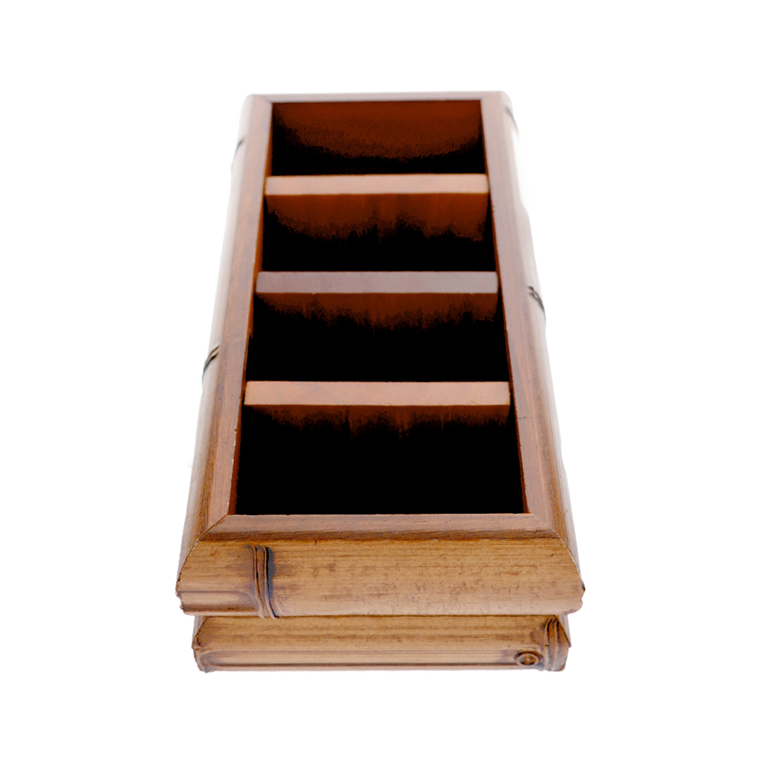 Fotografia para o produto Porta controle remoto de madeira L24.5xP12.5xA9cm