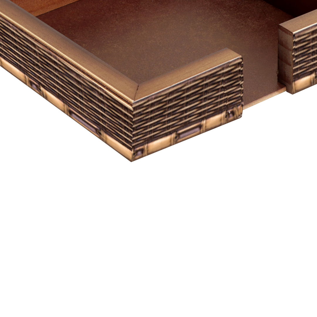 Fotografia para o produto Porta guardanapo quadrado de madeira L15,5xP15,5xA5cm