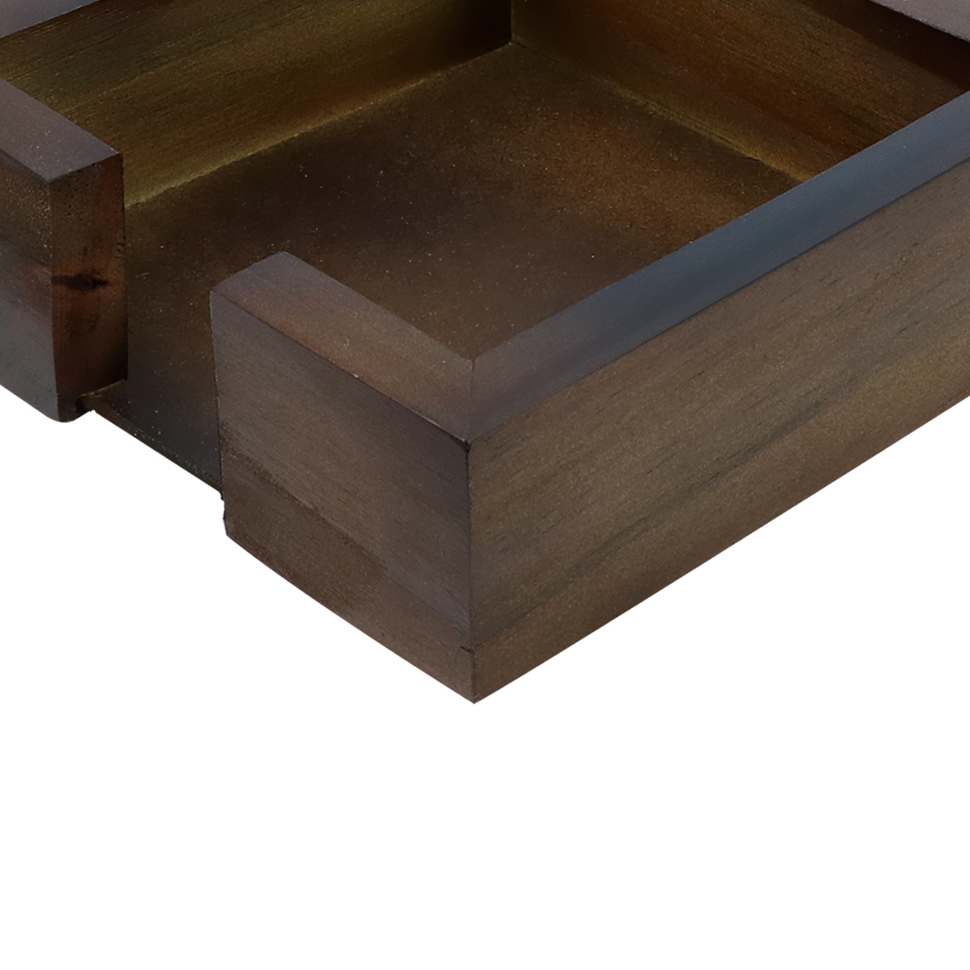 Fotografia para o produto Porta guardanapo quadrado de madeira L20xP20xA5cm