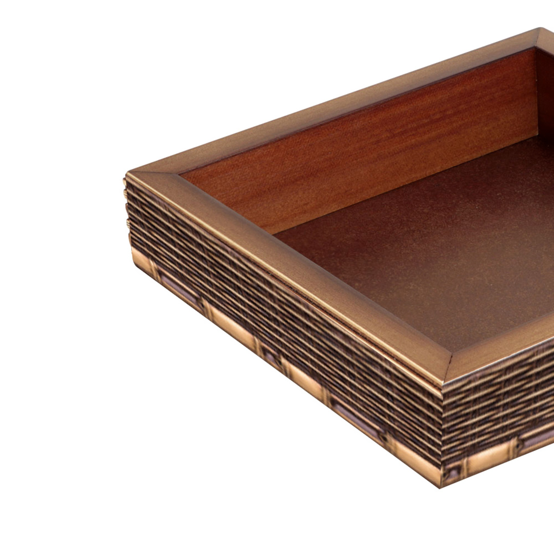 Fotografia para o produto Porta guardanapo quadrado de madeira L20xP20xA5cm