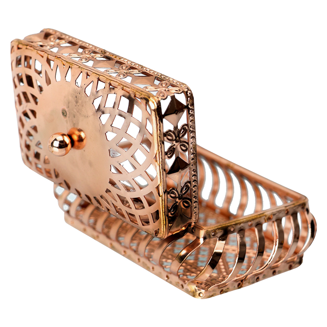 Fotografia para o produto Porta joias retangular em ferro L11,5xP8xA7cm