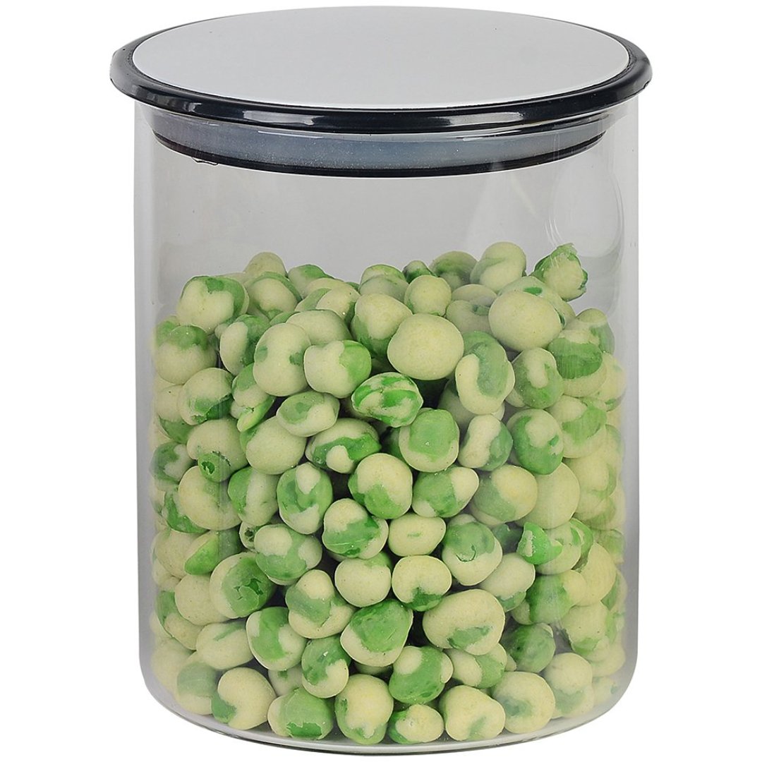 Imagem ilustrativa para Porta mantimento em vidro borossilicato com tampa branca 800ml 10xA13cm