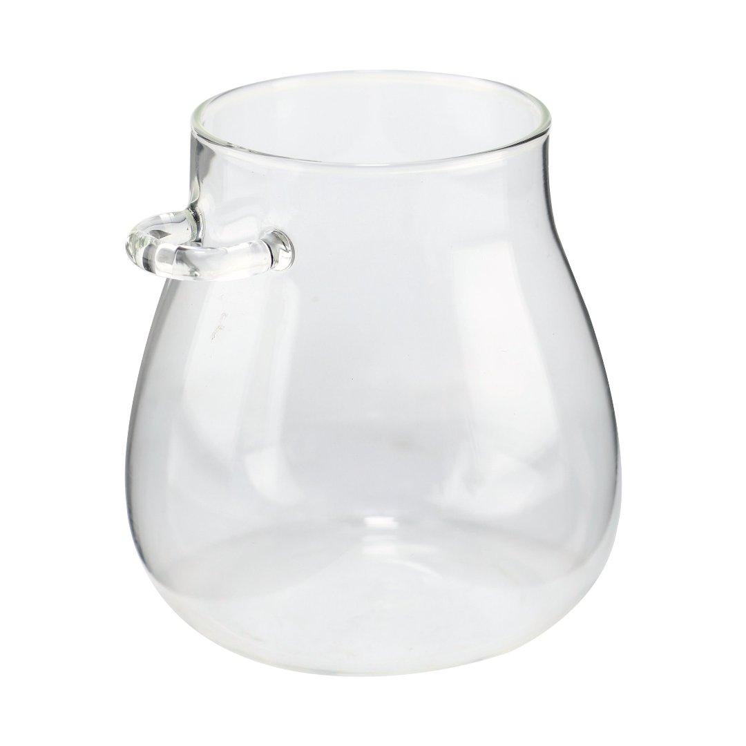 Fotografia para o produto Porta mantimento em vidro borossilicato com tampa e colher em bambu 400ml L8,5xP6,5xA10,5cm