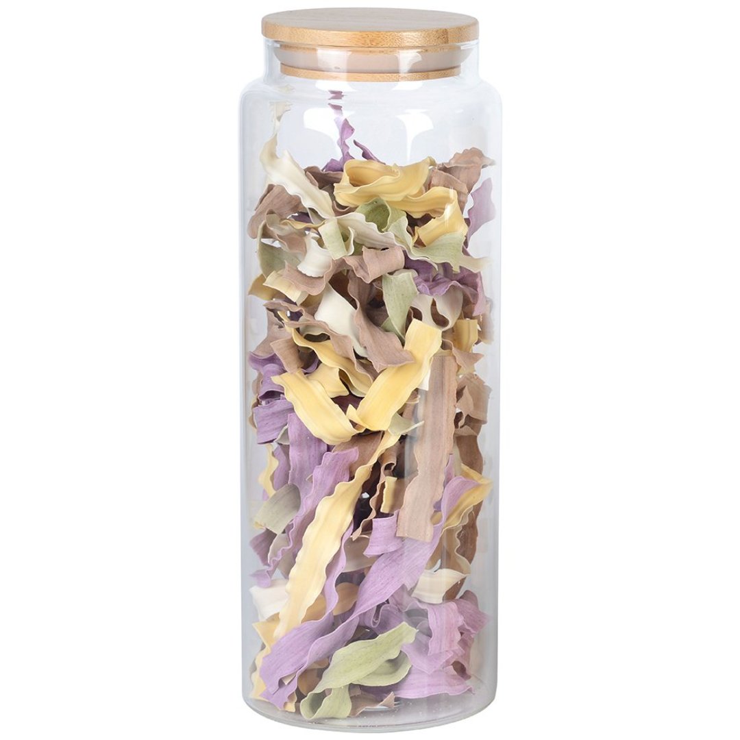 Imagem ilustrativa para Porta mantimento em vidro borossilicato com tampa em bambu 1,7L 10xA27cm