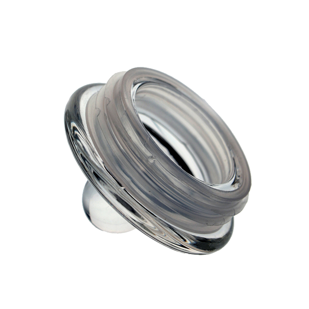 Fotografia para o produto Porta mantimento em vidro liso com tampa 120ml 06xA11cm