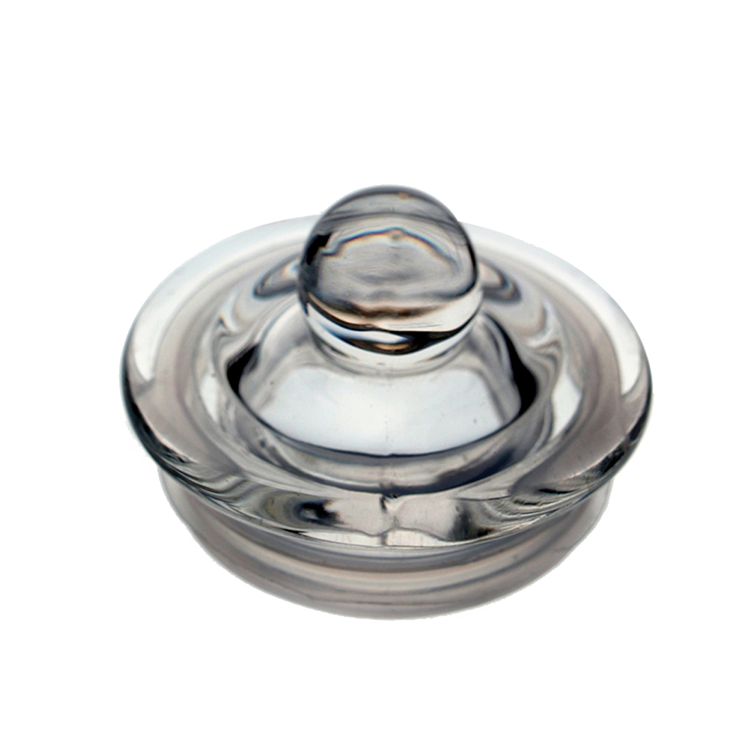 Fotografia para o produto Porta mantimento em vidro liso com tampa 120ml 06xA11cm