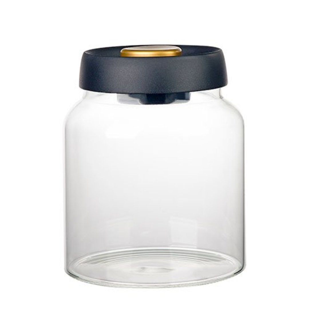 Imagem ilustrativa para Porta mantimento redondo em vidro borossilicato com tampa a vácuo 1,4L D13xA15,5cm