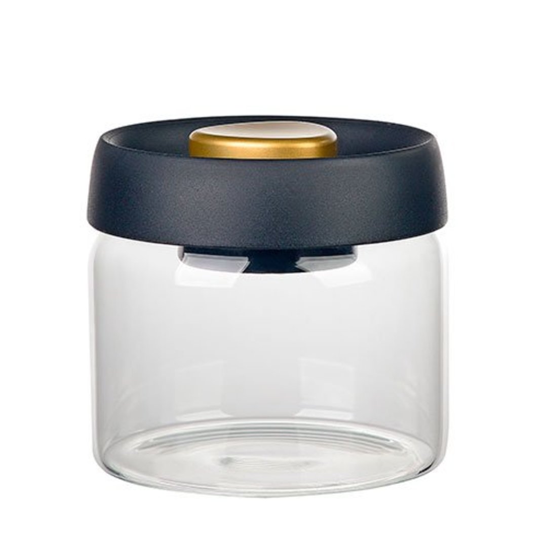 Imagem ilustrativa para Porta mantimento redondo em vidro borossilicato com tampa a vácuo 500ml D10,5xA9,5cm