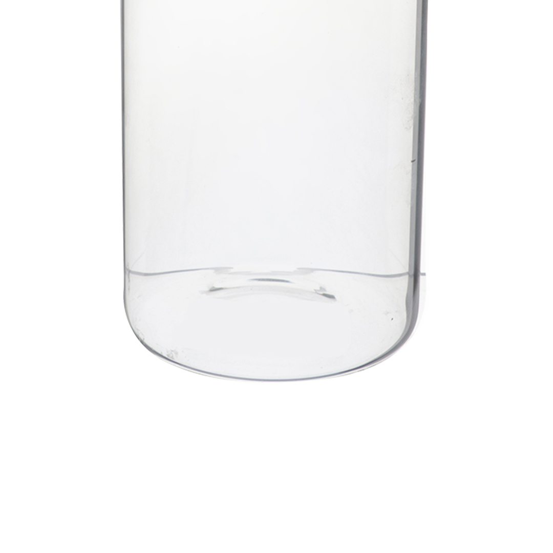 Fotografia para o produto Porta mantimento redondo em vidro borossilicato com tampa em metal prata 1,4L D10xA22cm