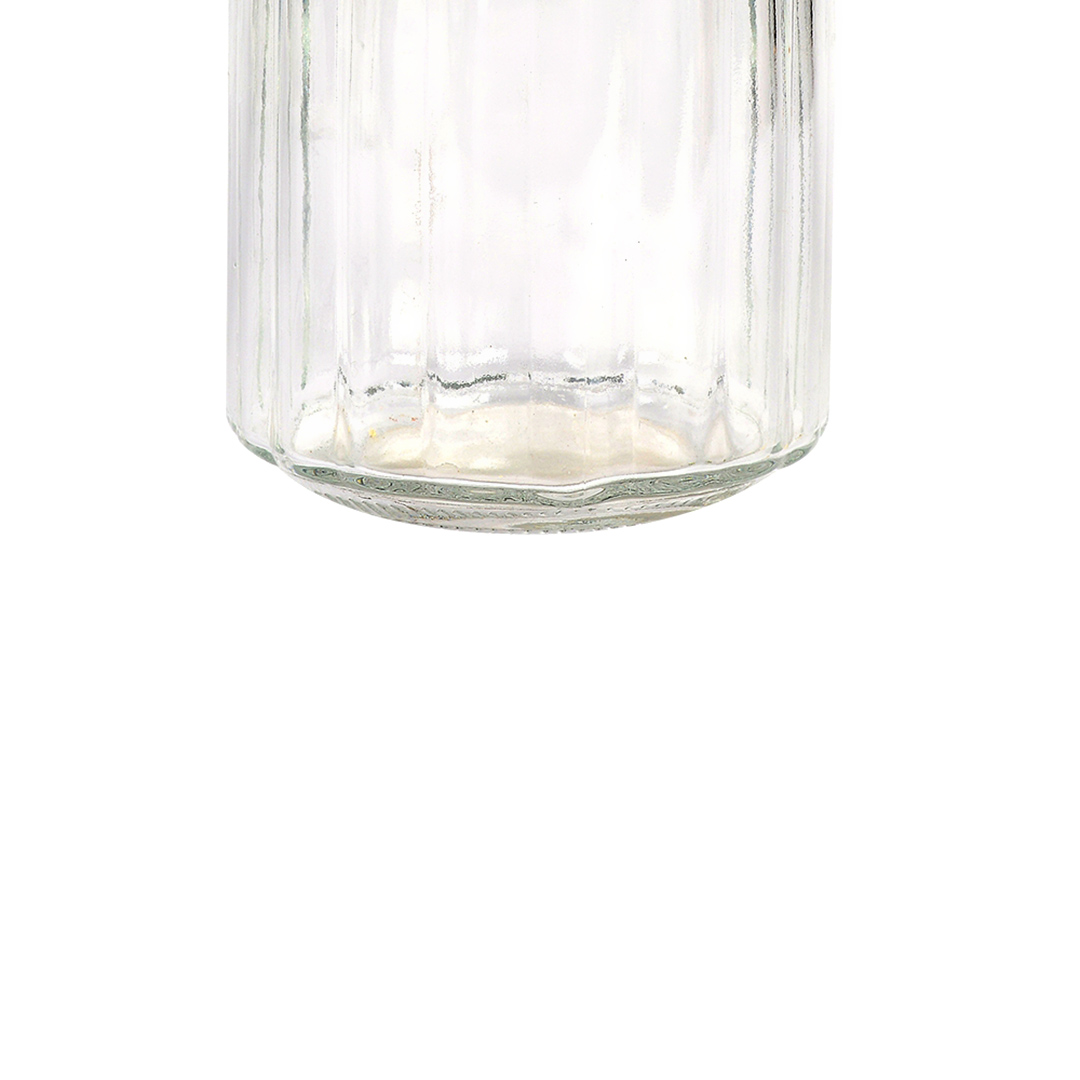 Fotografia para o produto Porta mantimento redondo em vidro com tampa cor cobre 1,2L 011xA17cm