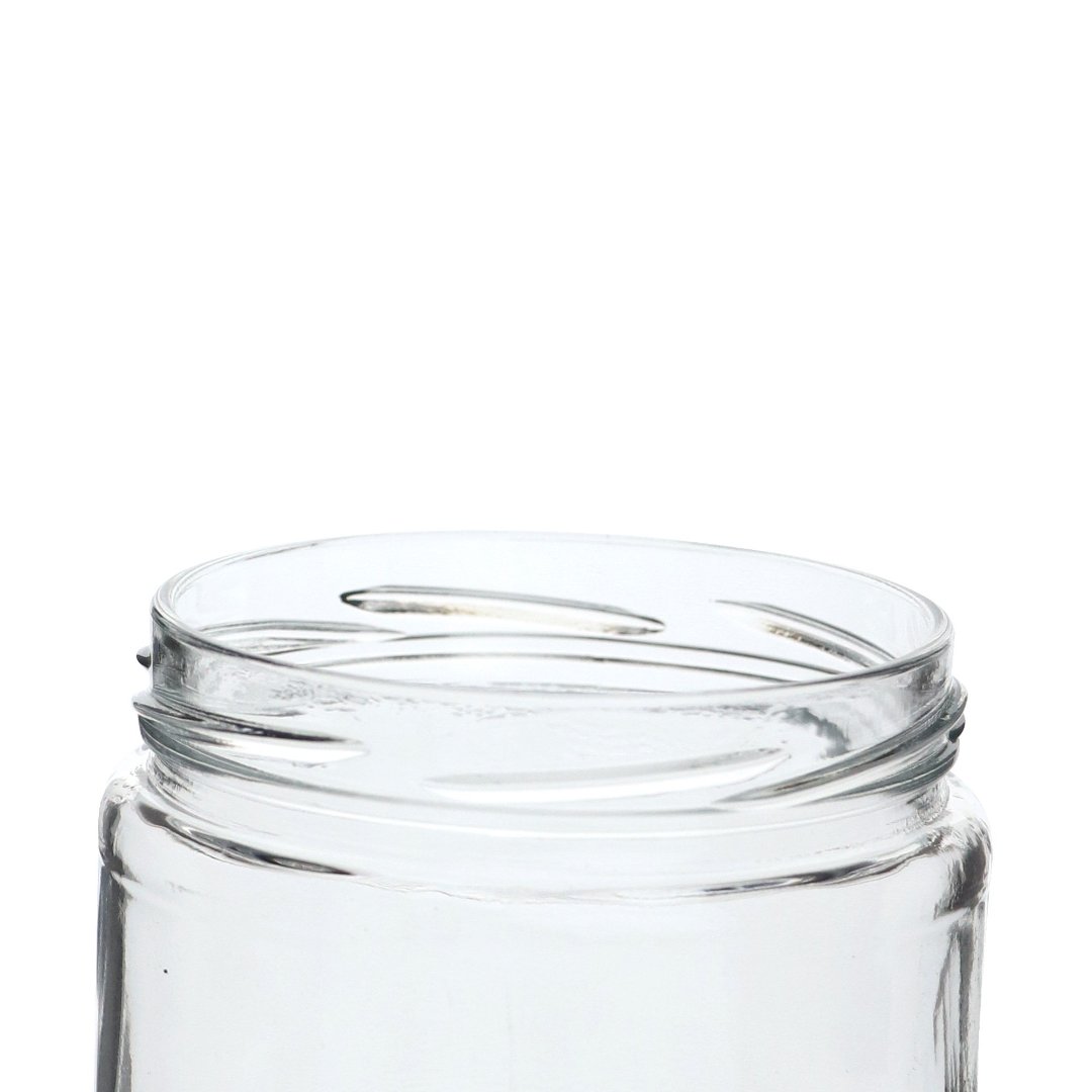 Fotografia para o produto Porta mantimento redondo em vidro com tampa em plástico cor cinza 300ml 09xA8cm